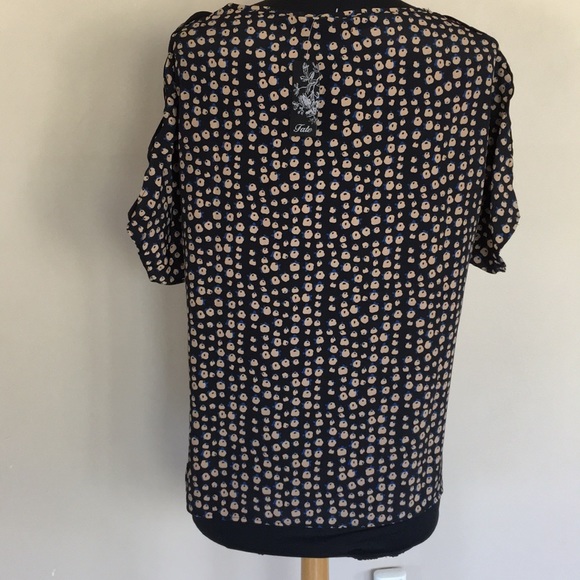 FATE Black Floral Cutout Top - Picture 6 of 7